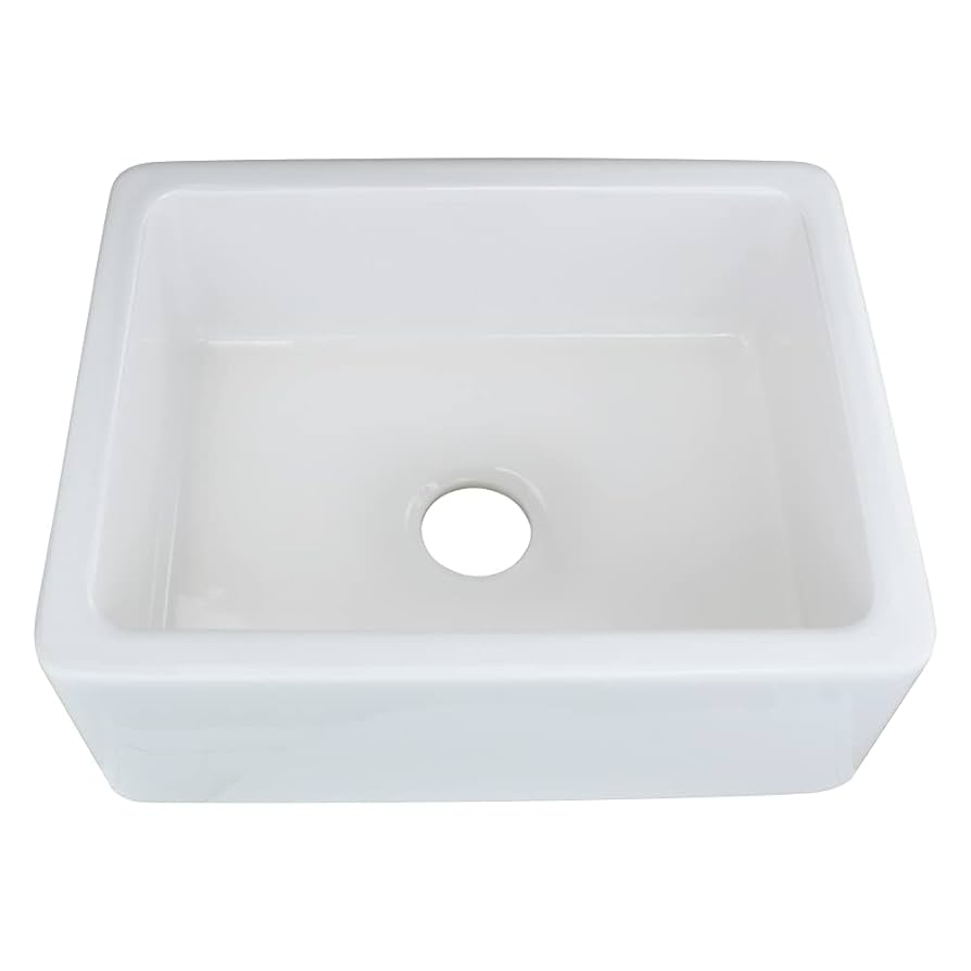 Transolid FUSB241810 Porter Fireclay Undermount Single Bowl